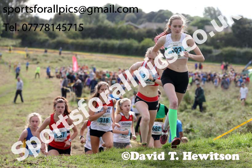 Womens under-17s  and 20s Start Fitness North Eastern Harriers League, Wrekenton, Gateshead. Photo:  David T. Hewitson/Sports for All Pics
